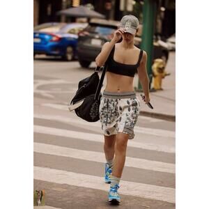 NWT / Free People / *sample piece* / Prime Time Bandana Block Shorts / sz xs